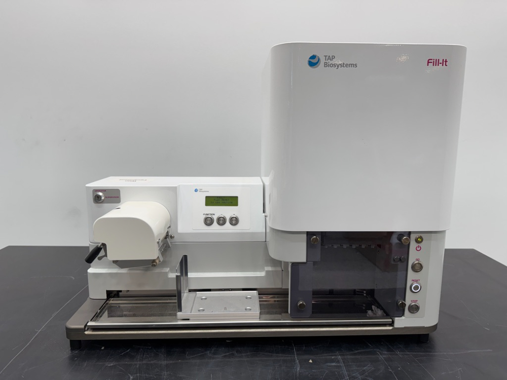 Image of TAP Biosystems Fill-It Automated Cryovial Filling System